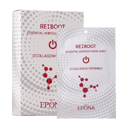 EPONA RE:BOOT ESSENTIAL AMPOULE MASK SHEET [/COLLAGEN+VITAMIN/]